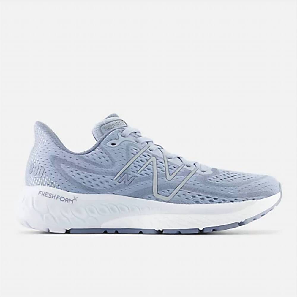 NEW NEW BALANCE women's fresh foam x 880 v13 running shoe in light arctic grey/a